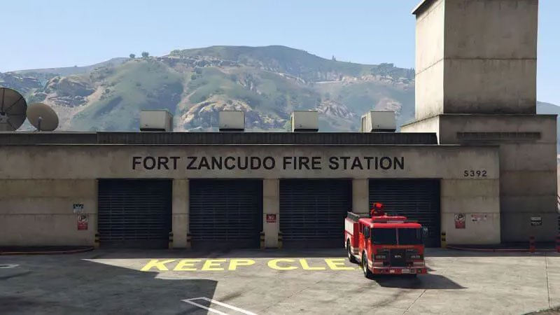 №6 - Пожарная часть Форт-Занкудо GTA 5