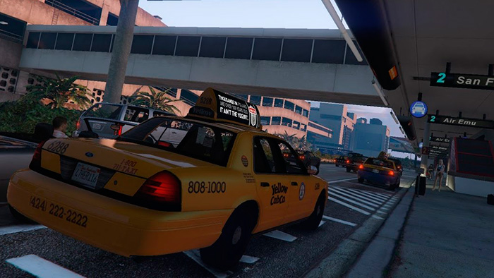 Как ездить на такси в GTA 5?